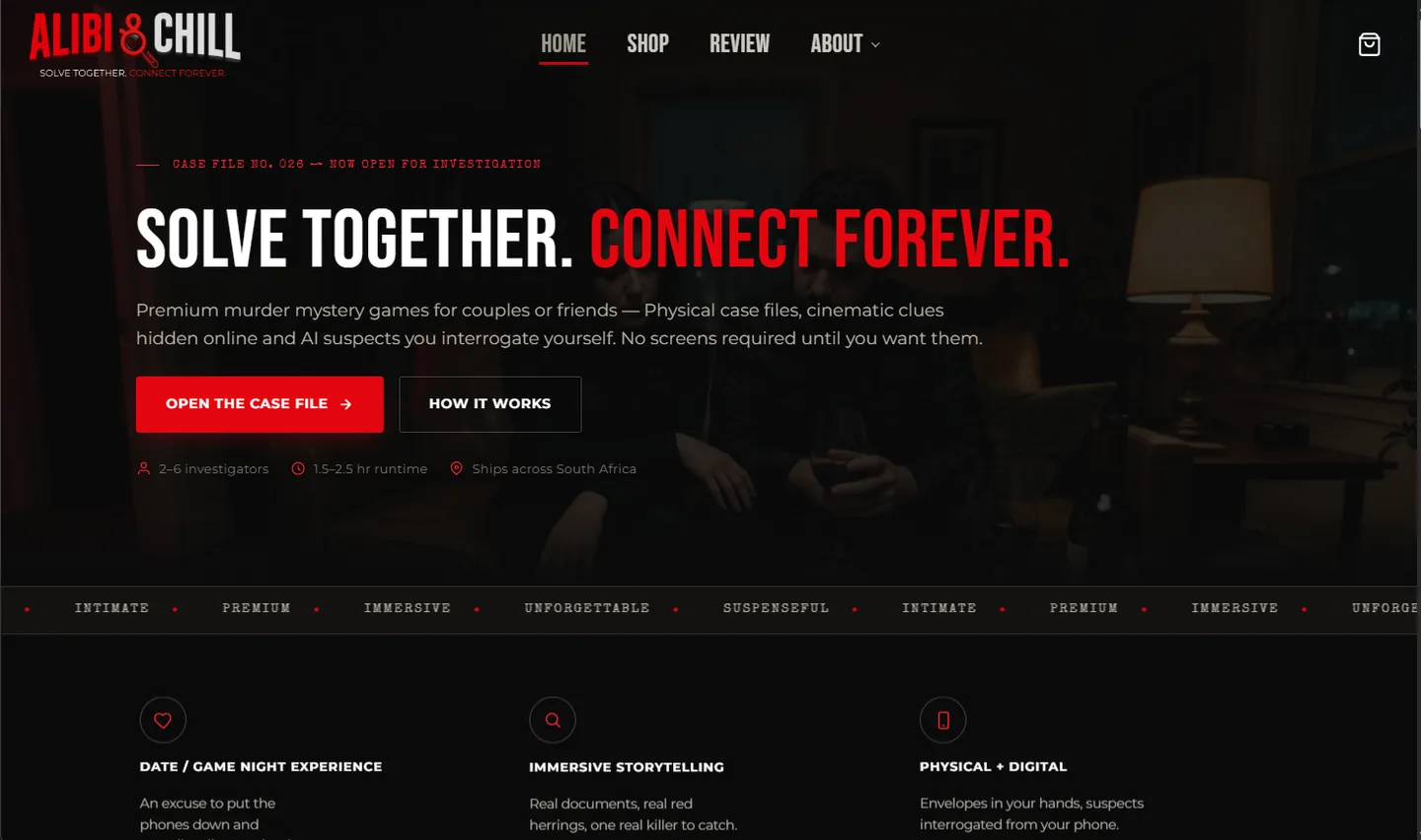 Desktop website design example by Coetsee Digital